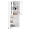 vidaXL Highboard Wei&szlig; 69,5x34x180 cm Holzwerkstoff