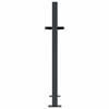 vidaXL Gartentor Anthrazit 100x75 cm Stahl Gras-Design