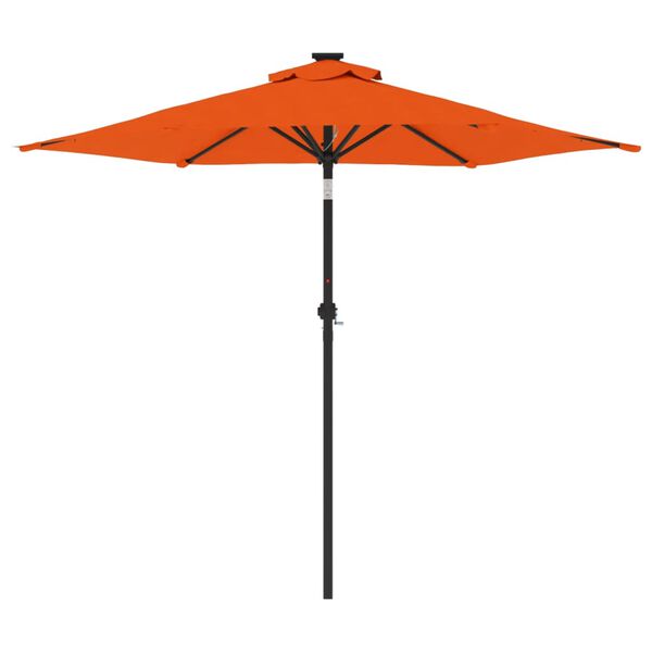 vidaXL Sonnenschirm mit Stahlmast Terracotta 225x225x212 cm