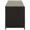 vidaXL Gartenbox Poly Rattan 200x50x60 cm Braun