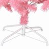 vidaXL Weihnachtsbaum mit 300 LEDs mit St&auml;nder Rosa 180 cm PVC