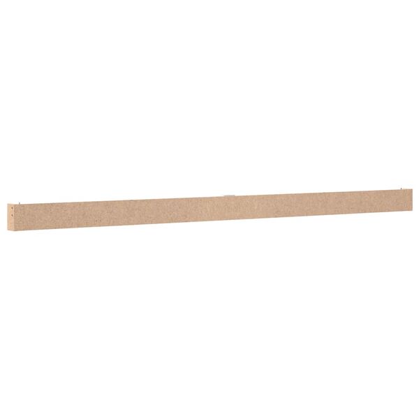 vidaXL Schiebet&uuml;rbeschlag-Set 183 cm Aluminiumlegierung Silbern
