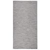 vidaXL Outdoor-Teppich Flachgewebe 100x200 cm Braun und Blau