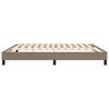 vidaXL Boxspringbettgestell Taupe 160x200 cm Stoff