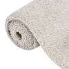 vidaXL Teppich Shaggy Hochflor Creme 120x170 cm