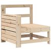 vidaXL 7-tlg. Garten-Sofagarnitur Massivholz Kiefer