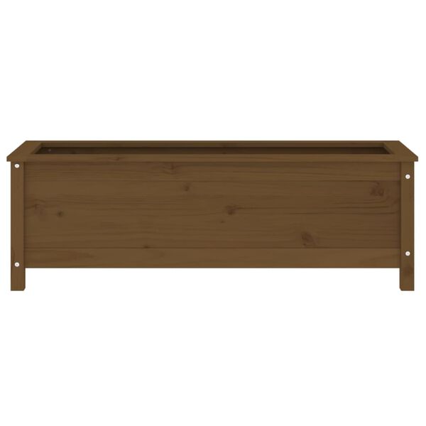 vidaXL Hochbeet Honigbraun 119,5x40x39 cm Massivholz Kiefer