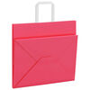 vidaXL Papiertragetaschen 50 Stk. mit Henkeln Rosa 32x22x28 cm