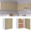 vidaXL H&auml;ngeschrank Sonoma-Eiche 50x31x60 cm Holzwerkstoff
