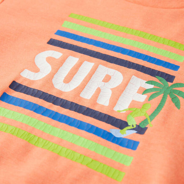 Kinder-T-Shirt Neonorange 140