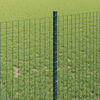 vidaXL Zaun mit Pfosten Gr&uuml;n 1 x 50 m Stahl und PVC