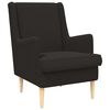 vidaXL Sessel Schwarz Stoff