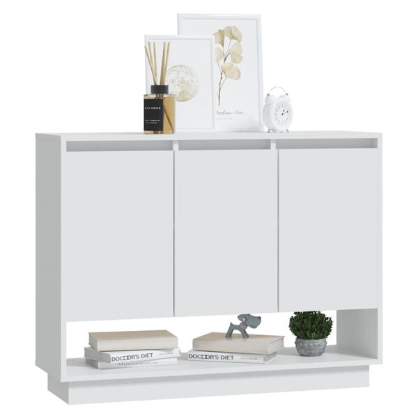 vidaXL Sideboard Wei&szlig; 97x31x75 cm Holzwerkstoff