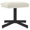 vidaXL Fu&szlig;hocker Cremewei&szlig; 60x60x36 cm Samt