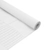 vidaXL Fensterfolien Matt Wei&szlig; PVC