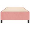 vidaXL Boxspringbettgestell Rosa 90x190 cm Samt