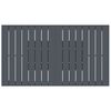 vidaXL Garten Essgruppe 7 pcs Anthrazit Pulverbeschichteter Stahl