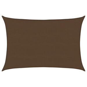 vidaXL Sonnensegel 160 g/m&sup2; Braun 5x6 m HDPE
