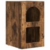 vidaXL Nachttisch ELST R&auml;uchereiche 29,5 x 33,5 x 50 cm Holzwerkstoff