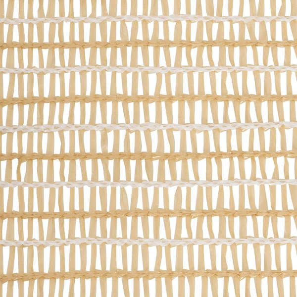 vidaXL Zaunblende Beige 2x50 m HDPE 75 g/m&sup2;