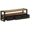 vidaXL TV-Schrank Altholz Massiv 120x30x40 cm