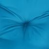 vidaXL Palettenkissen Blau 60x40x12 cm Stoff