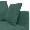 vidaXL Boden-Sofa-Bett 200cm Dunkelgr&uuml;n Samt