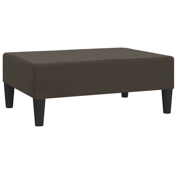 vidaXL Fu&szlig;hocker Dunkelgrau 78x56x32 cm Samt