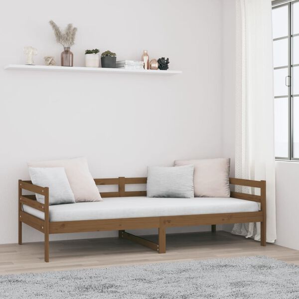 vidaXL Tagesbett Honigbraun 90x190 cm Massivholz Kiefer