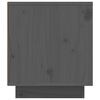 vidaXL TV-Schrank Grau 110x35x40,5 cm Massivholz Kiefer