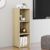 vidaXL TV-Schrank Sonoma-Eiche 107x35x37 cm Holzwerkstoff