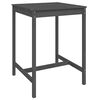 vidaXL 5-tlg. Gartenbar-Set Grau Massivholz Kiefer