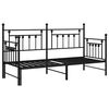 vidaXL Tagesbettrahmen Schwarz 80 x 200 cm Stahl