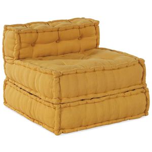 vidaXL Modulares Sofaelement Gelb 70x70x54 cm Stoff