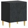 vidaXL Nachttisch Schwarz 43 x 34,5 x 50 cm Holzwerkstoff