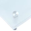 vidaXL Couchtisch Wei&szlig; 100&times;60&times;42 cm Hartglas