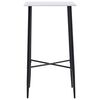 vidaXL 5-tlg. Bar-Set Stoff Schwarz