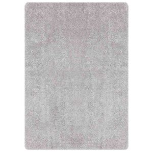 vidaXL Anti-Rutsch Shaggy Teppich Grau 240 x 340 cm PP