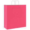 vidaXL Papiertragetaschen 50 Stk. mit Henkeln Rosa 45x17x48 cm