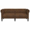 vidaXL Sofa Braun 182,5 x 74,5 x 74,5 cm Polyester