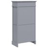 vidaXL Schuhschrank Grau 50 x 28 x 98 cm Paulownia Holz