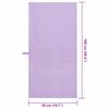 vidaXL Sporthandt&uuml;cher 2 pcs Lila 100 x 50 cm Polyester und Polyamid