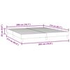 vidaXL Boxspringbett ohne Matratze Hellgrau 200x210 cm Samt
