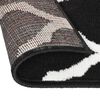 vidaXL Teppichl&auml;ufer BCF Schwarz und Wei&szlig; 60x300 cm