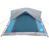 vidaXL Campingzelt 4 Personen Blau Wasserdicht