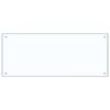 vidaXL K&uuml;chenr&uuml;ckwand Transparent 100&times;40 cm Hartglas