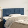 vidaXL Kopfteil Dunkelblau 90x5x78/88 cm Samt
