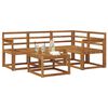 vidaXL Outdoor-Sofagarnitur 5 pcs Natur Massivholz Akazie