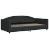 vidaXL Tagesbett mit Matratze Schwarz 100x200 cm Stoff