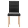 vidaXL Esszimmerst&uuml;hle 4 Stk. Schwarz Stoff